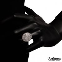 Anneau Artlinea Femme in Argent Zircone ZAN536-LB - ZAN536-LB